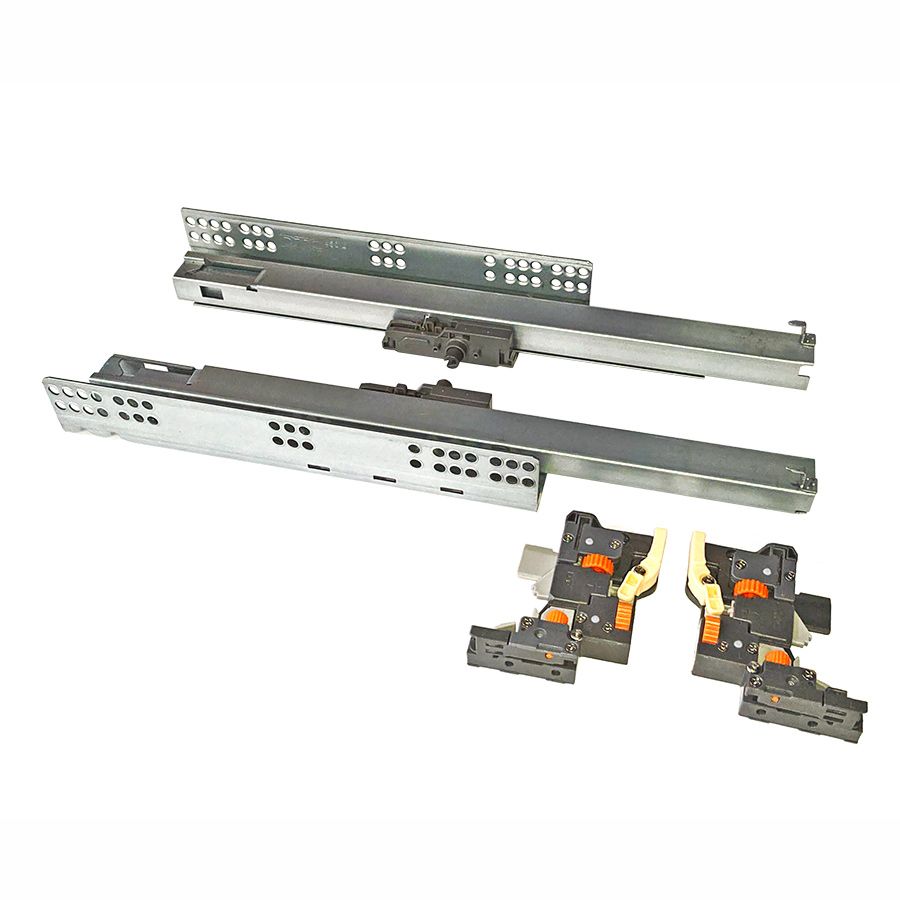 Направляющие 350мм 40кг ПВ скр.монт зам 3D Push DTC (TF10350H)