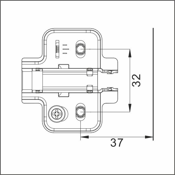 Монтажная планка H=2 DTC PIVOT-STAR Anyway-Clip c дюбелями 10,5*11 3D (81H2MYQA)