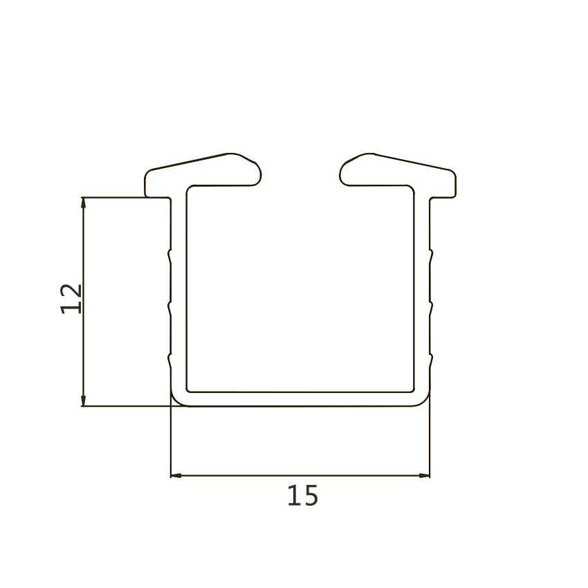 Ходовой профиль DTC TRACK-PRO CSS L=3м (CSSDG01C)