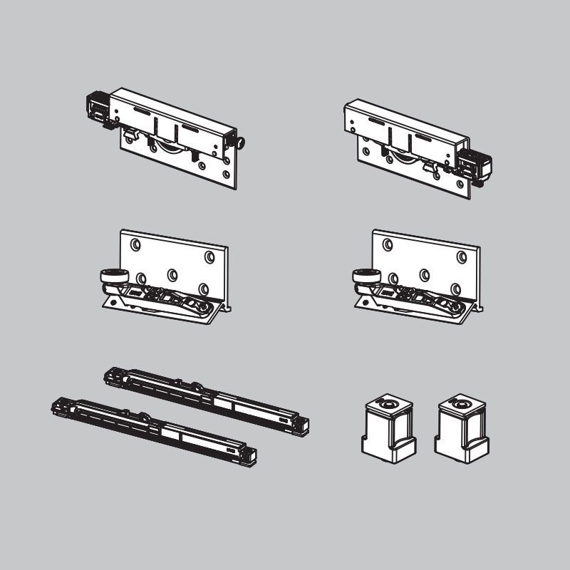 К-т DTC TRACK-PRO GT для доп.внутренней 3-й двери 30-50 кг (GT32C)