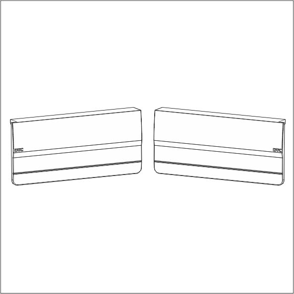 Комплект заглушек для TOP STAY ST белые лев+прав (STJSO2A)