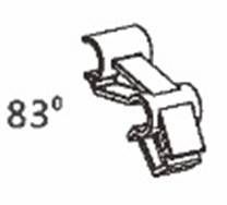 Ограничитель угла открывания до 83° для TOP STAY ST, пластик (STW83)