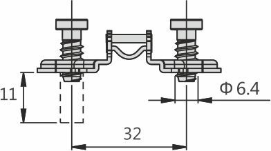 Монтажная планка H=4 DTC PIVOT-STAR Snap-On с евровинтами (81H42AQ)