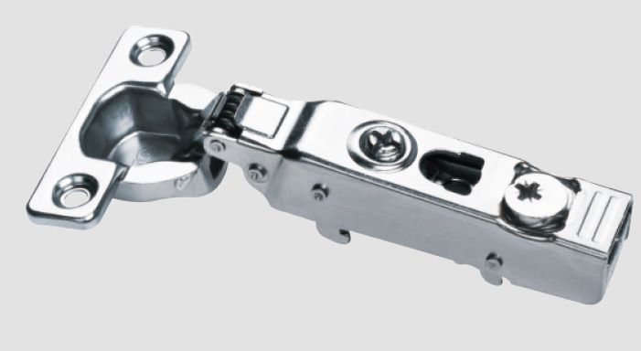 Петля "mini" 110° DTC PIVOT-PRO Snap-on полунакладная с доводчиком (C80B6A3F)