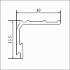Нижний ходовой профиль DTC TRACK-PRO CF L=6м (CFDGВ)