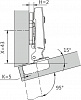Петля -15° DTC STANDARD Click-On 48мм (C98U686)