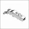 Петля PUSH для AL-рамки 110° DTC PIVOT-STAR Anyway-Clip полунакладная с доводчиком (А81В878FAB)