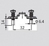 Монтажная планка H=0 DTC STANDART Click-On c евровинтами (H02AQ)