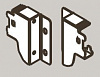 Крепление задней стенки h 84,5 DTC Dragon Box т.серый (M01031,E30)