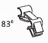 Ограничитель угла открывания до 83° для TOP STAY ST, пластик (STW83)