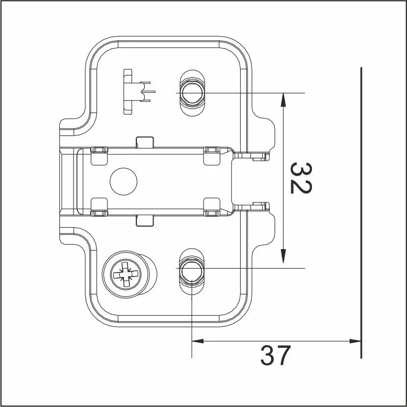 Монтажная планка H=0 DTC STYLISH Anyway-Clip 3D (82T0PTQ)