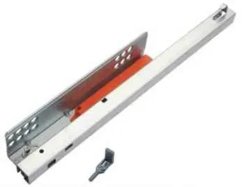 Направляющие 300мм 25кг ЧВ скр.монт фикс Push DTC (GG10300G)