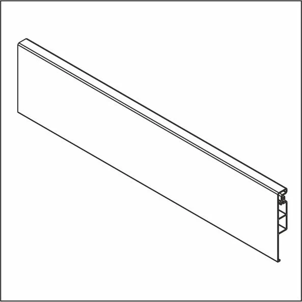 Передняя панель внутреннего ящика Dragon-Pro, 1100mm, белый (TB01021,E29)