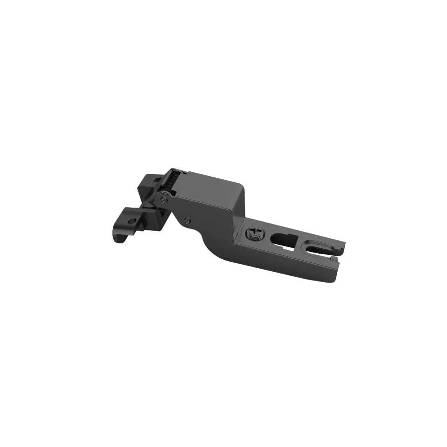 Петля для AL-рамки T=19-22мм 110° DTC STYLISH Slide-on вкладная с пружиной (C82C278) черная (A08)